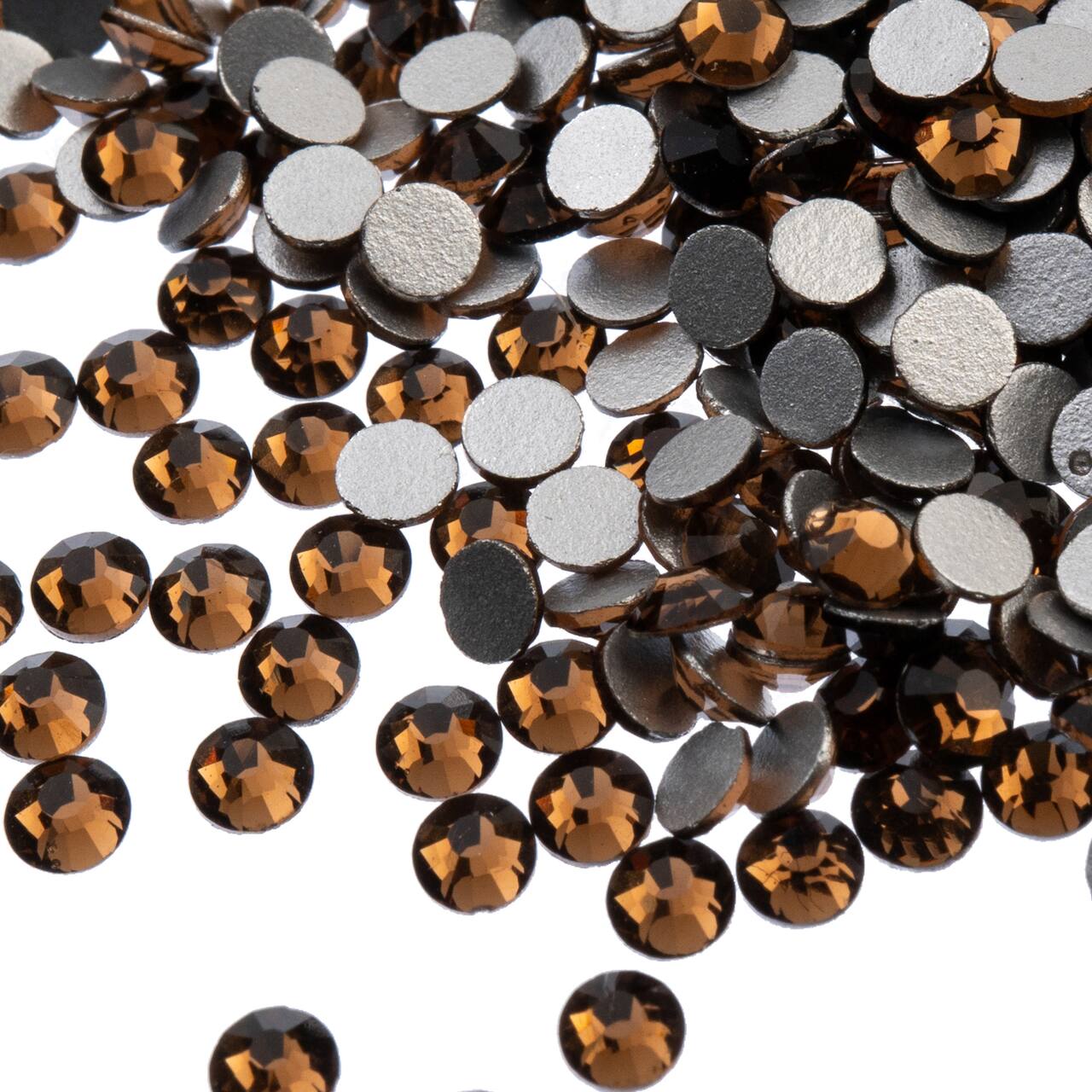 John Bead Crystal Lane SS16 Glass Round Flatback Rhinestones, 288ct.